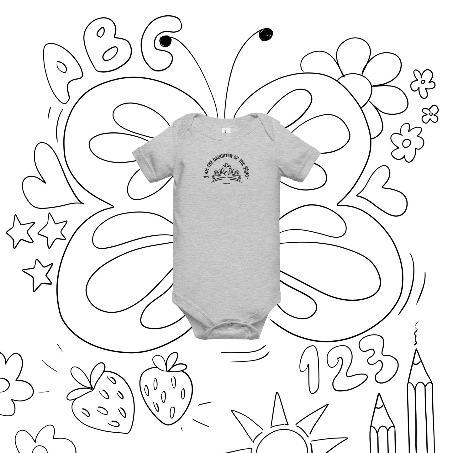 Baby short sleeve one piece